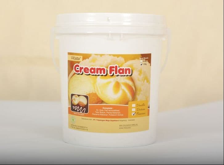 Aplikasi Produk Lazetta Cream Flan